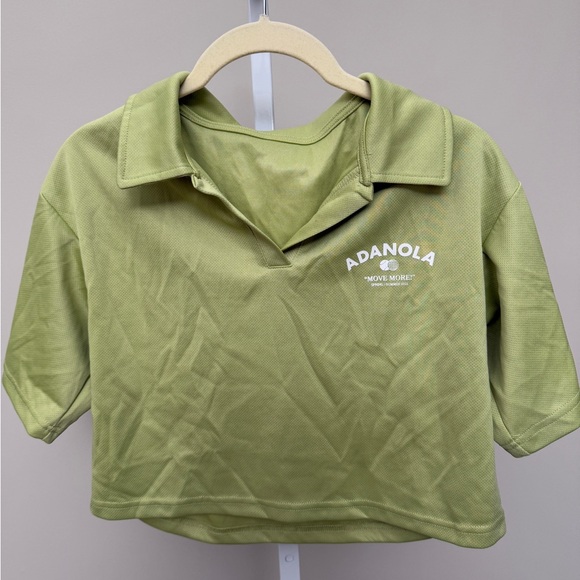 Adanola Tops - Adanola Green Polo Shirt and shirts set